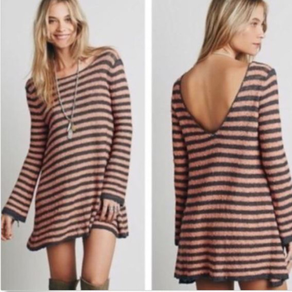 Free People Dresses & Skirts - Free People Slouchy Sweater Dress Women Sz XS